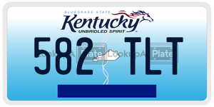 582TLT  license plate in KY