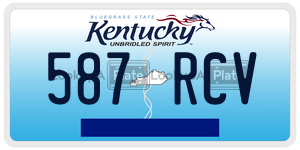 587RCV  license plate in KY