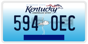 5940EC  license plate in KY