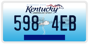 5984EB license plate in Kentucky