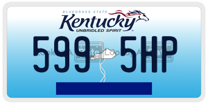 5995HP  license plate in KY