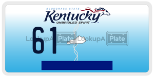 61  license plate in KY
