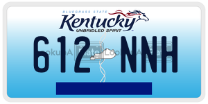 612NNH  license plate in KY