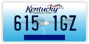 6151GZ  license plate in KY