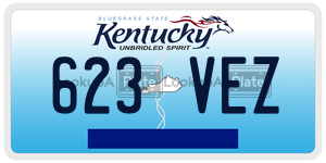 623VEZ  license plate in KY