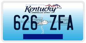 626ZFA license plate in Kentucky