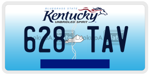 628TAV  license plate in KY