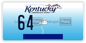 64  license plate in KY