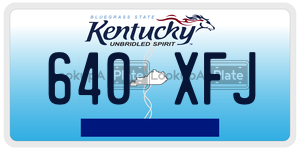 640XFJ license plate in Kentucky