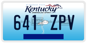 641ZPV  license plate in KY