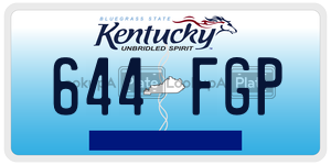 644FGP  license plate in KY