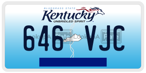 646VJC  license plate in KY