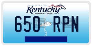 650RPN  license plate in KY