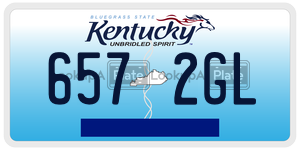6572GL  license plate in KY
