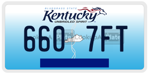 6607FT  license plate in KY