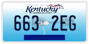 6632EG  license plate in KY
