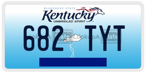 682TYT  license plate in KY