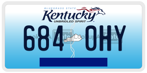 6840HY  license plate in KY