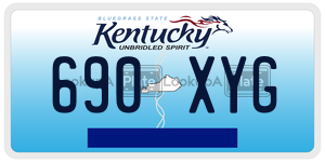 690XYG license plate in Kentucky