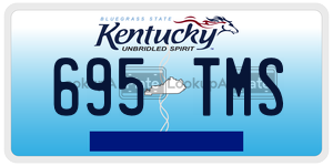695TMS license plate in Kentucky