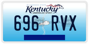 696RVX  license plate in KY