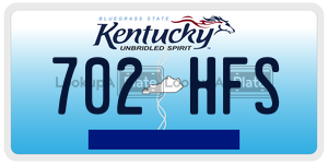 702HFS  license plate in KY