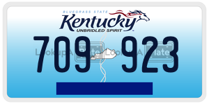 709923  license plate in KY
