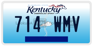 714WMV  license plate in KY