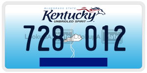 728012  license plate in KY