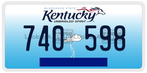 740598  license plate in KY