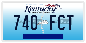 740FCT  license plate in KY