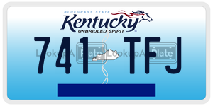 741TFJ license plate in Kentucky