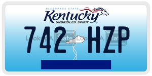 742HZP  license plate in KY