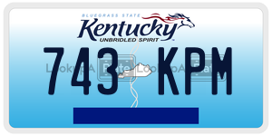 743KPM  license plate in KY