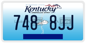 7488JJ  license plate in KY