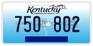 750802 license plate in Kentucky