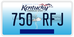 750RFJ  license plate in KY
