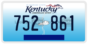 752861  license plate in KY