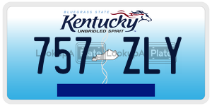 757ZLY  license plate in KY