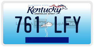 761LFY  license plate in KY
