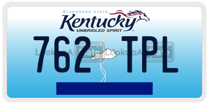 762TPL  license plate in KY