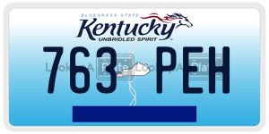 763PEH  license plate in KY