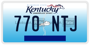 770NTJ license plate in Kentucky