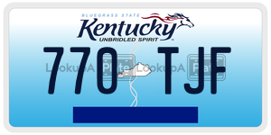 770TJF  license plate in KY
