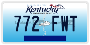 772FWT  license plate in KY