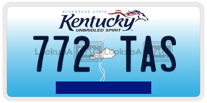 772TAS license plate in Kentucky