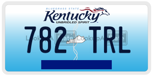 782TRL  license plate in KY