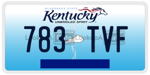 783TVF  license plate in KY