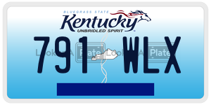 791WLX  license plate in KY