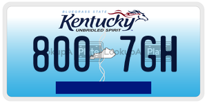 8007GH  license plate in KY